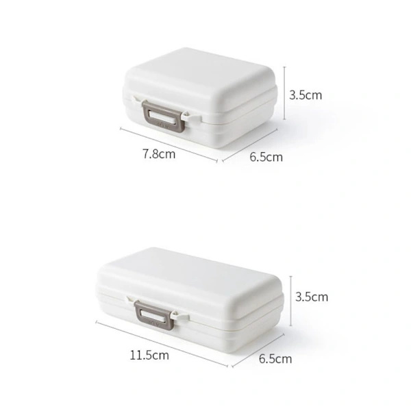 Pillerask Pillbox BLÅ SS Blå S-S