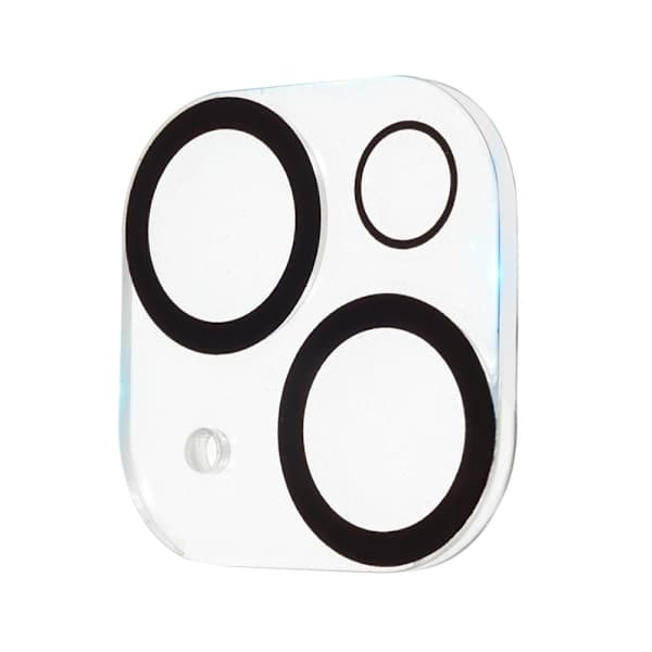 iPhone 15 / 15 Plus Linsebeskyttelse 3D Hærdet Glas Transparent