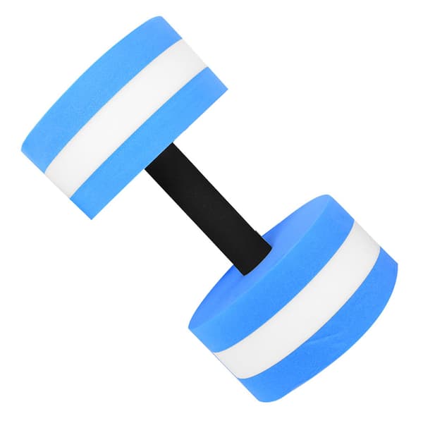 Eco-Friendly Foam Water Floating Dumbbell Exercise Equipment Blue White