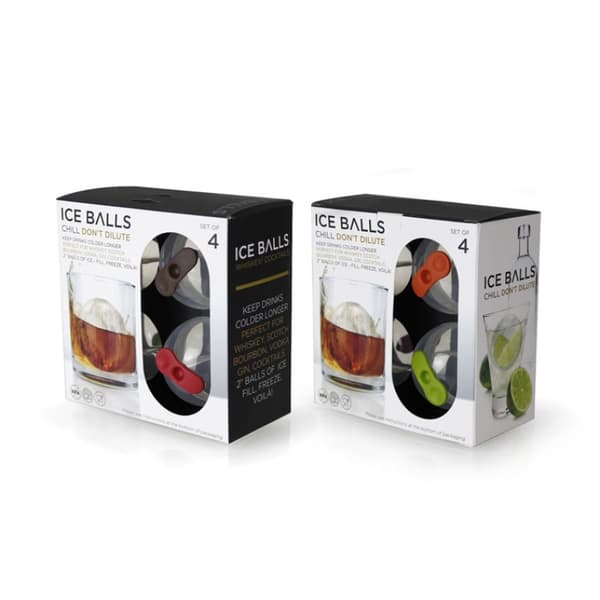 Jääpallo (4 kpl) Prepara Läpinäkyvä Transparent 4-pack
