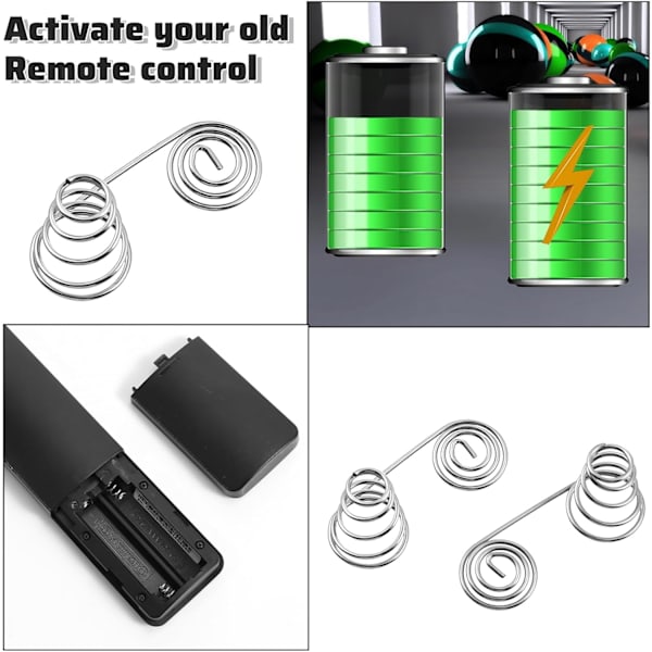 30 stk AA-batterikontakter Terminaler Erstatning for batterirom