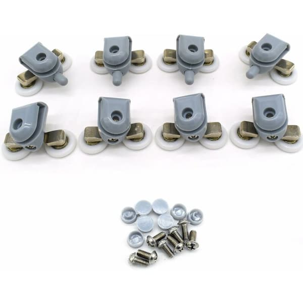8-pack dubbla duschdörrsrullar 23 mm diameter badrumsreservdelar