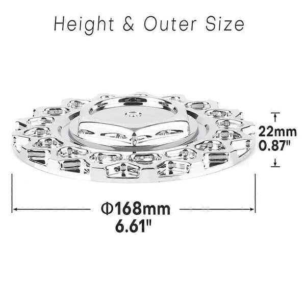 168 mm Bilfælg Centerkapsel Nav Centerkapsel Nav Centerkapsel 9155L169 til BBS RS 247L169 09.24.028, 4 stk Sølv Silver
