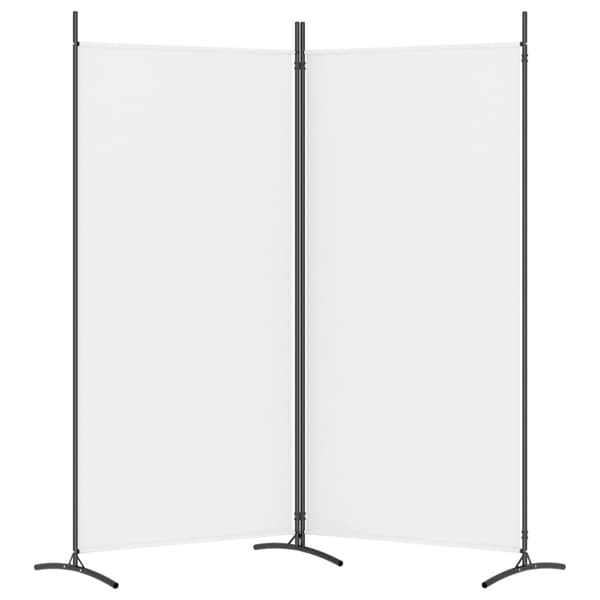 vidaXL Romdeler 2 paneler hvit 175x180 cm stoff Vit 2450