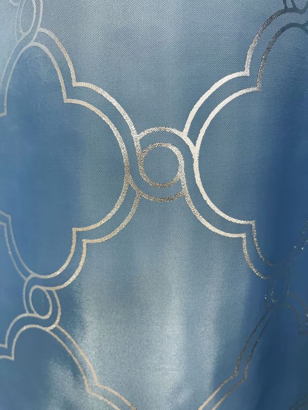 Dusjforheng i stoff, 80*180CM, moderne geometrisk inspirert design gir et stilig utseende til ethvert bad