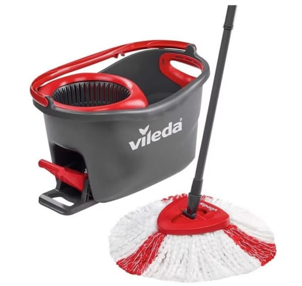 Vileda Mopp Easywring & Clean Turbo Röd, Vit 2218