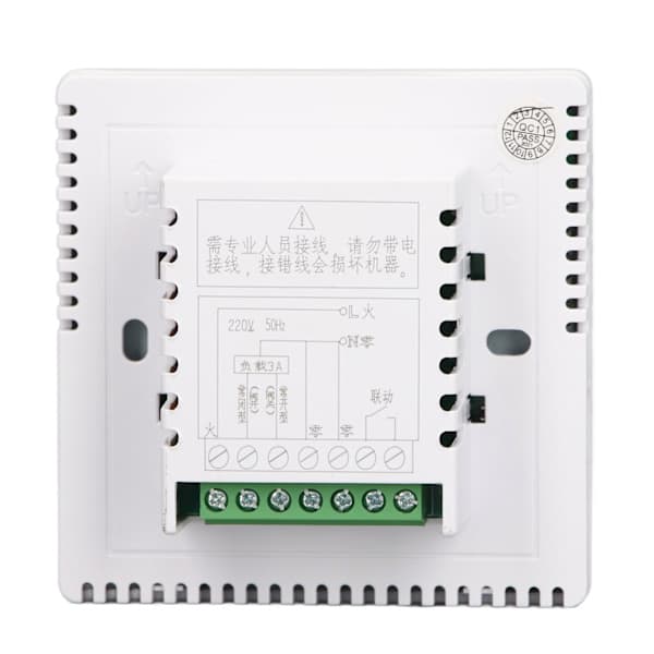 Vattenburen golvvärmetermostat LCD-skärm Smart Home temperaturregulatorpanel 220V