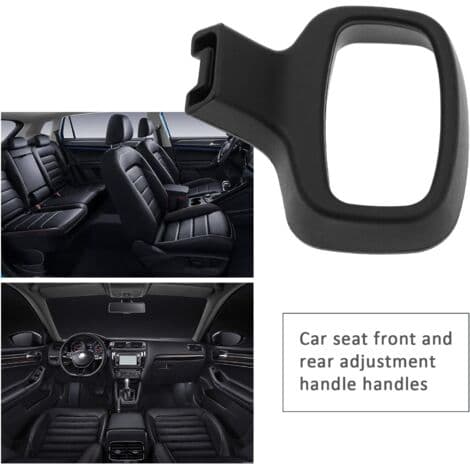 Sett med 2 erstatningshåndtak for setejustering 3C0881253A9B9 3C0881254A9B9 kompatible med VW Amarok/Beetle/Caddy 3 bilsetevippehåndtak