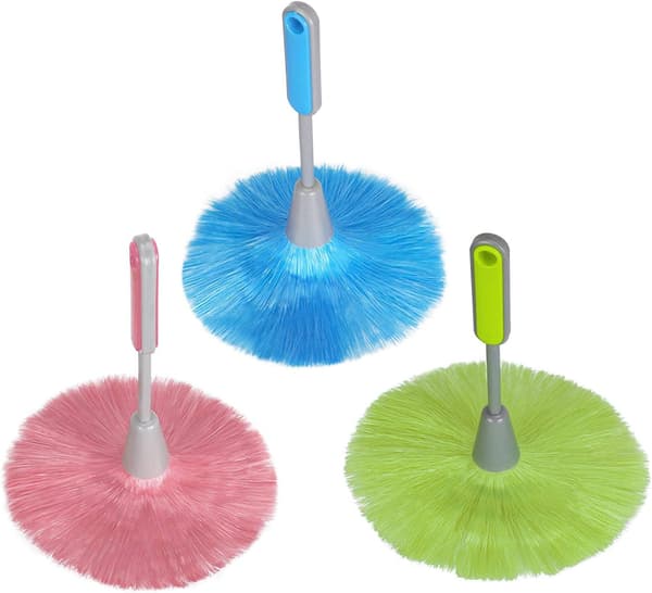 3-pack Delicate Kitchen Duster, Fluffy Microfiber, Laptop Keyboard