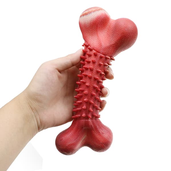 Hundleksak 1 stycke Hundben Tuggborste Tandstädande Pinne