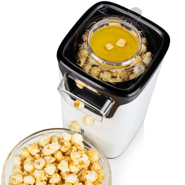 Popcornkone 292986 Ei öljyä tarvita Svart, Vit 1100