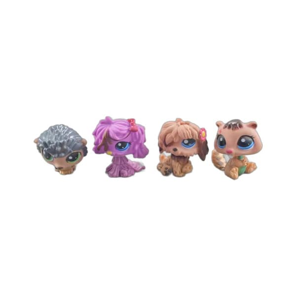 24 stk Littlest Pet Shop Stor Samling Dyr LPS Hunder Katter Aper Bjørner Løver Leketøy