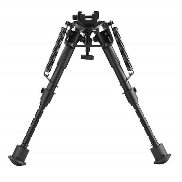 Justerbar 6-9\" Sniper Jagtriffel Bipod Sling Shoot Mount Stativ Rail Adapter-FA-