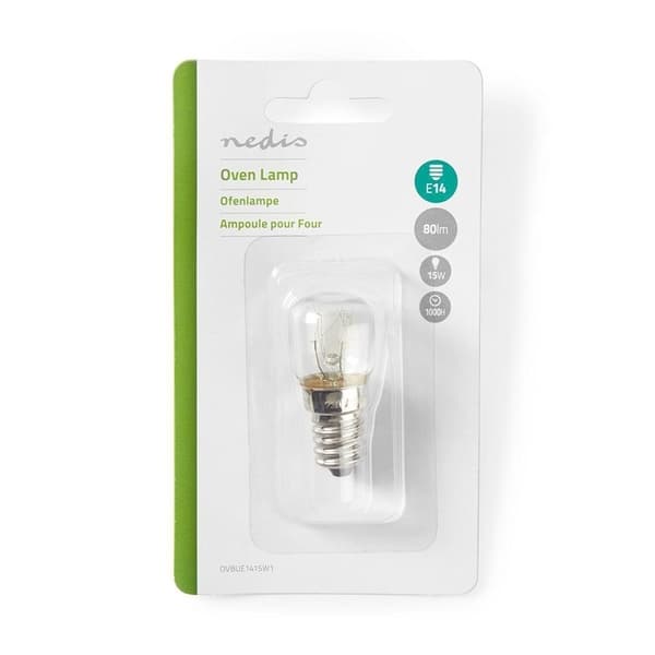 Nedis Oven Bulb | 15 W | E14 | Incandescent | T22 13 6