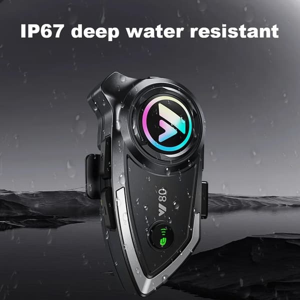 Motorcycle Helmet Hands-free Call Music Headphone Headset Wireless BT 5.3 Y80