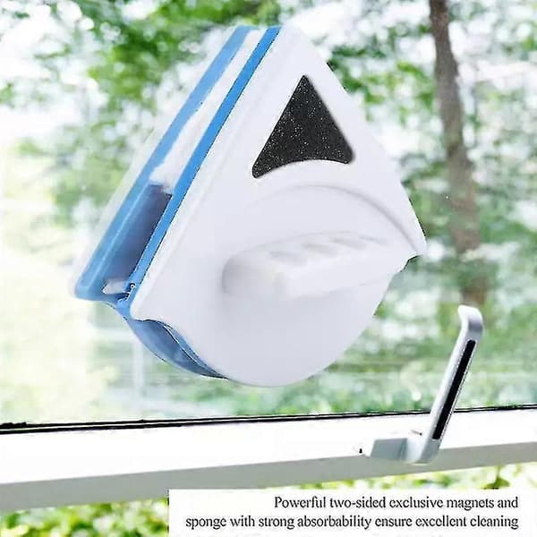 Triangular Window Cleaner with Rope Double-Sided For (3 To 8 Mm Single Glazing)