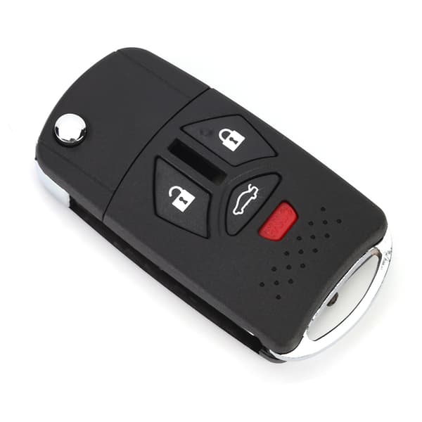 Foldable 3+1 Button Remote Key Shell for Mitsubishi Eclipse 2007-2010