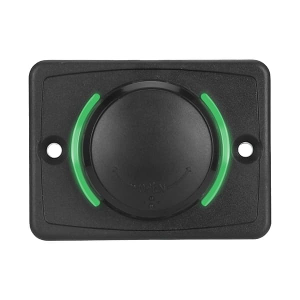 3.1A DC12V/24V Black Car Charger Dual USB Port Socket with LED (Green) 1.9 1.9