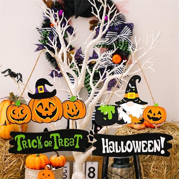 Halloween-dekorasjoner for fest og spøk