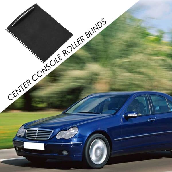 Roller blind cover for center console, cup holder cover, roller blind for - C-Class W203 2000-2007 2036800123 9051