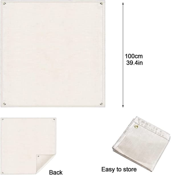 100*100cm Fire Pit Mat Grill Mat Gas Grill Fireproof Mat Heat Resistant