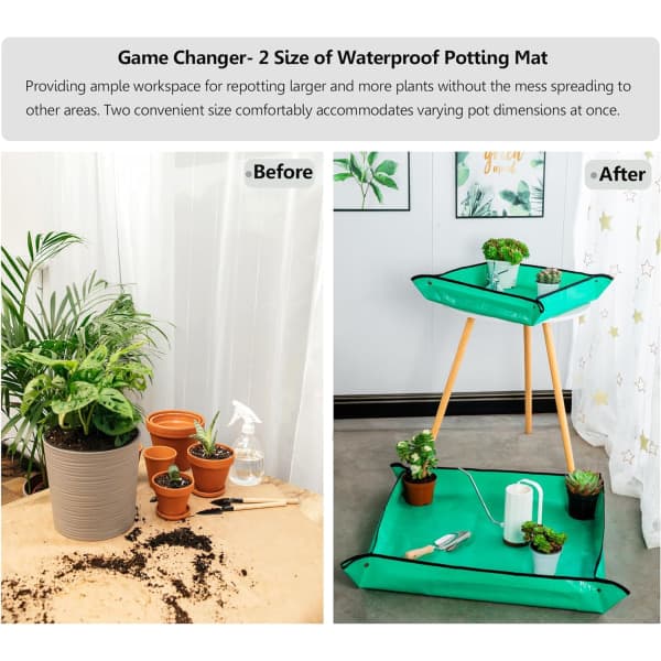 Ekstra tykk vanntett plantematte for ompotting, 2 størrelser [JUN]