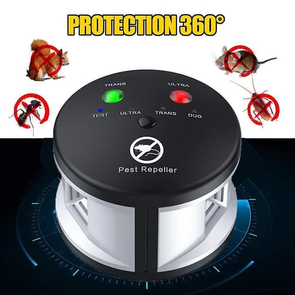 Ultrasonic Mouse Repeller, Electronic Repeller, 360 Degree Multiple Controls 3 In 1 Pressure Wave (FMY)
