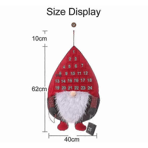Christmas Calendar Creative Calendar, Rudolph Countdown Calendar Red