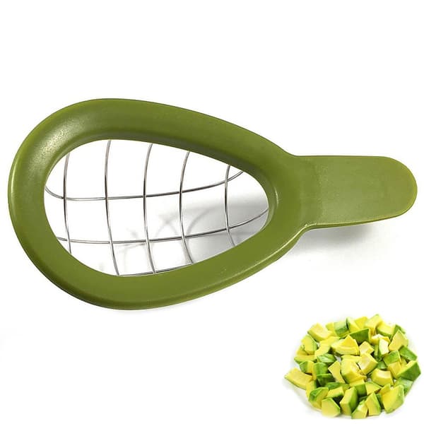 Avocado Slicer in Stainless Steel, Fruit Slicer and Separator, Kitchen Hand Tool