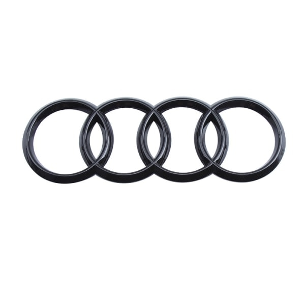 Emblem kompatible til Audi front- og baggrill, blank finish
