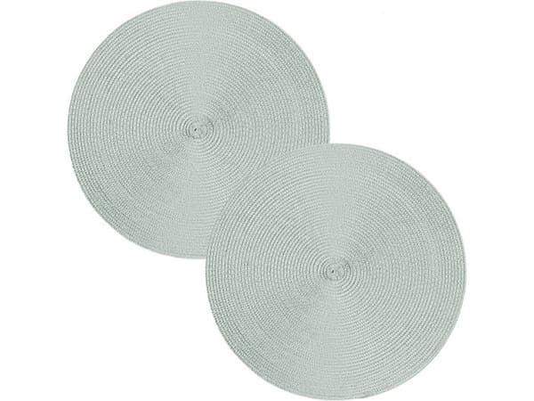 Round placemat for kitchen table braided table mat grey 92