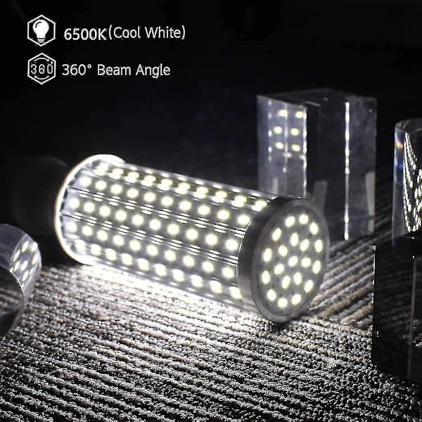 E27 LED Corn Bulb 60W Equivalent 550W 6500K Cool White Non-dimmable 5850lm Edison LED 160x5630SMD