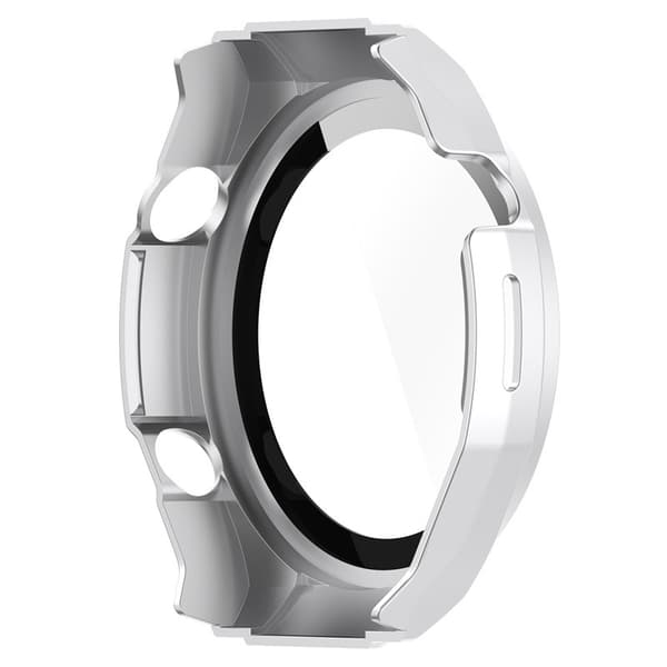 Suojakotelo Huawei Watch Ultimate -älykellolle karkaistulla lasinäytönsuojalla (harmaa)