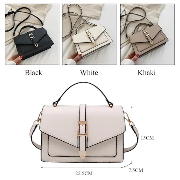 Messenger Skuldertaske Crossbody Taske SORT sort
