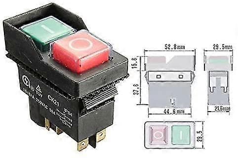 Elektromagnetisk bryter CK21B / 250V 5Pin for elektrisk betongblander [DB]