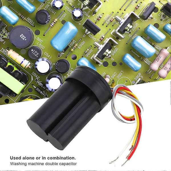450V 12uf 5uf Dual Start Capacitor for Washing Machine / Self-priming Pump Accessories [DB]