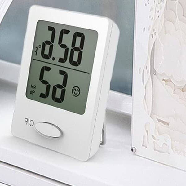 Mini digital hygrometer hög precision termometer omkopplingsbar C F för reptiler hem kontor komfort
