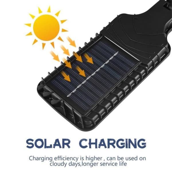 600W Solar LED Flomlys med bevegelsessensor for utendørs sikkerhet vegg hage [JUN]