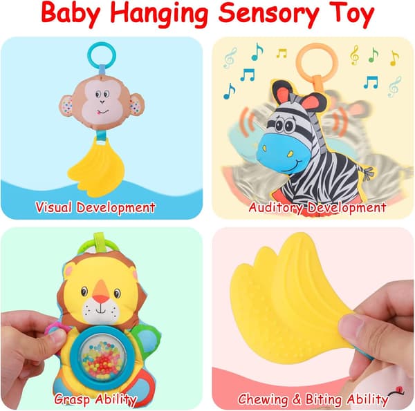 Baby Arch Toy Stroller - Clip-on Crib Activity Bar