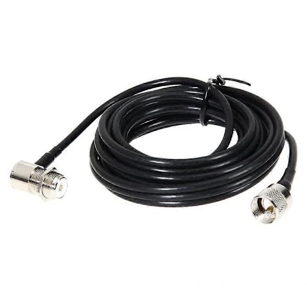 5M RG58 PL259 UHF til SO239 stik til bilradio mobilantennebeslag kabel