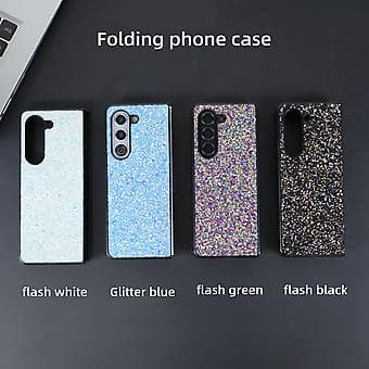 Flash Diamond Telefondeksel til Samsung Galaxy Z Fold4 (Flash Green)