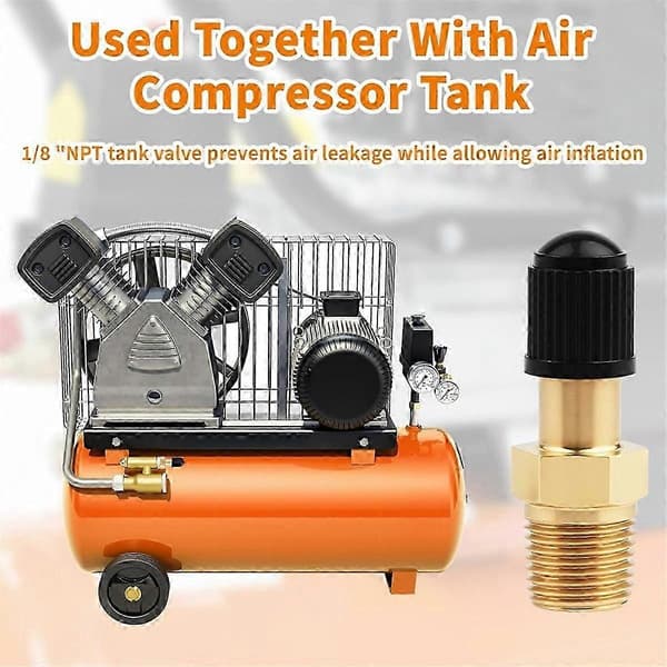 4-pack mässings 1/8\" Schrader-ventilset med tätningshattar Guld Gold