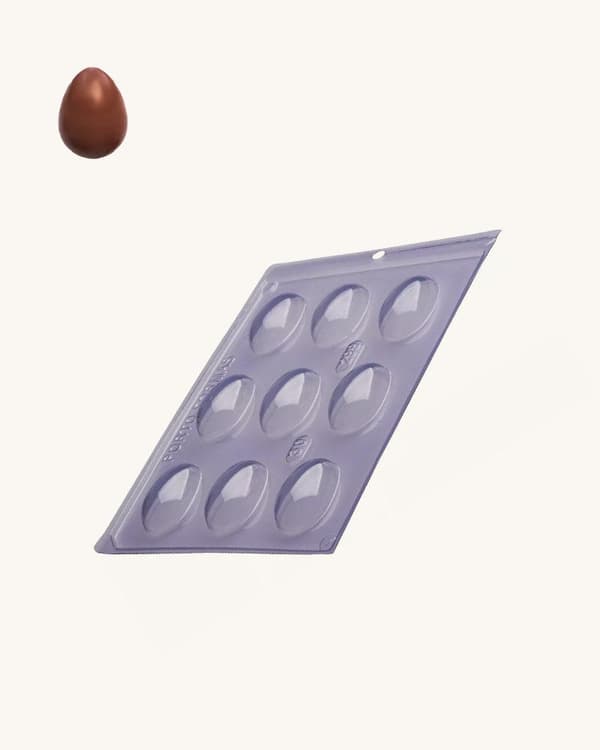 Pralinform Egg 30g Sjokoladeform - Porto Formas 299 Transparent transparent