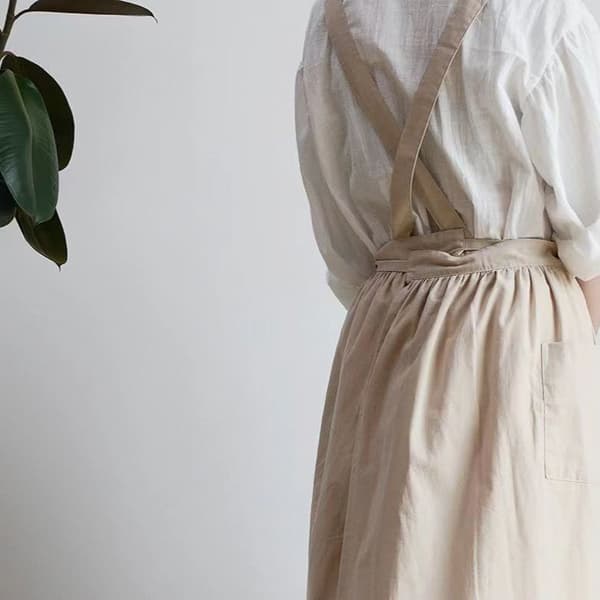 Soft Cooking Apron for Ladies, Workwear, Artistic Apron
