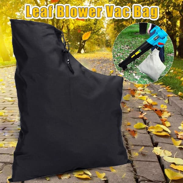 Lövuppsamlare Stark Polyester Lövblås med Dragkedja Svart