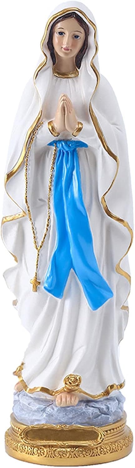 21,5 cm høj Jomfru Maria statue, katolsk gave, velsignet moder statue