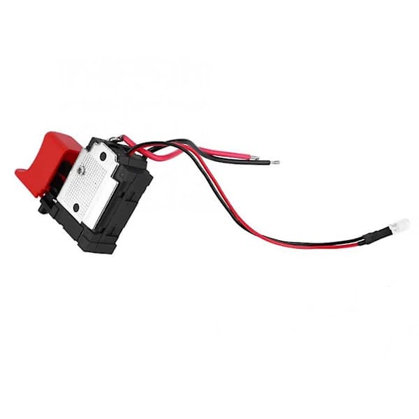 Svart Justerbar CW/CCW Elektrisk Bor Triggerbryter 7.2V-24V DC Bryter