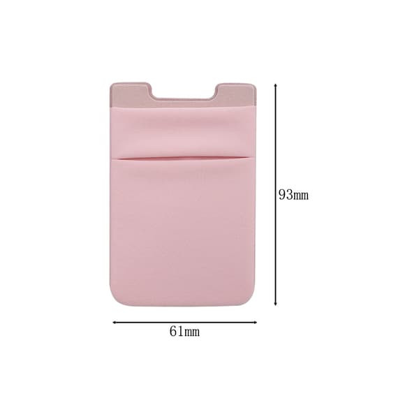 Phone Back Card Holder, Lycra Adhesive Stretch Fabric Double
