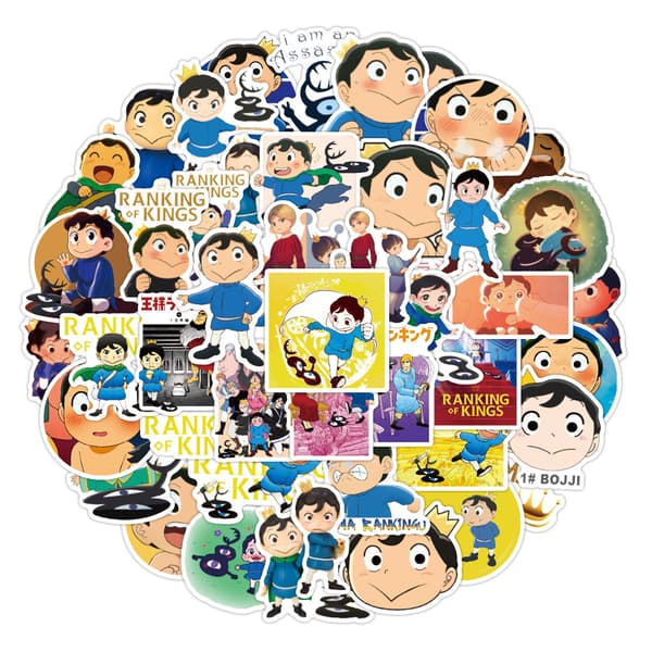 50 animerte klistremerker (stil 69)