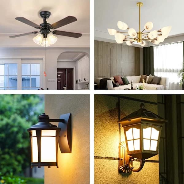 E14 LED Bulbs 5W 300 Lumens Non-Dimmable Cool White 6000K for Chandelier Ceiling Lights 6-Pack AC220-240V